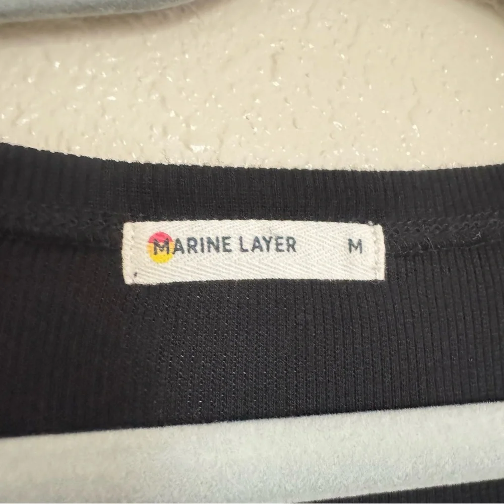 Marine Layer Lexi Rib Twist Front Long Sleeve Top - Picture 4 of 6